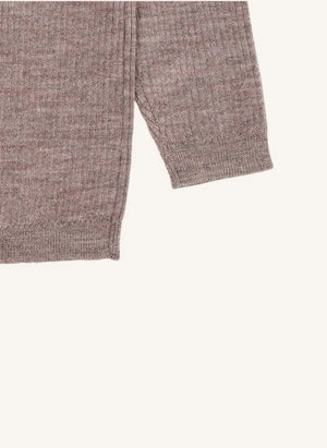 Copenhagen Colors - Jersey clásico de lana merina | Taupe Brown