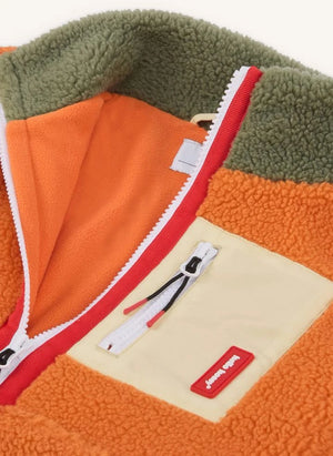 Hola Hossy - Chaqueta Polar con Cremallera | Naranja