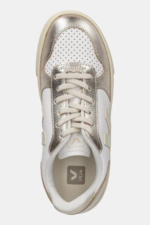 Veja Small V-10 Laces Zapatillas Deportivas de Cuero para Niño