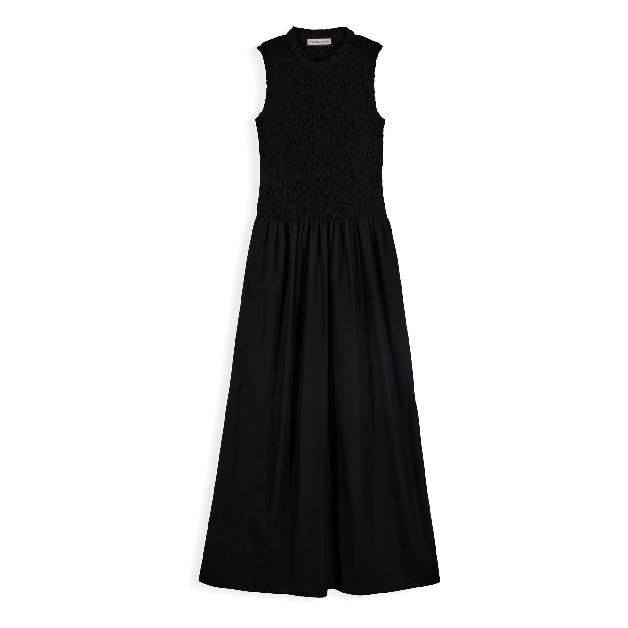 Maria de la Orden - Vestido de algodón Saint Barth | Negro