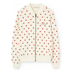 The Animals Observatory - Chaqueta con cremallera Zebra Stars | Blanco