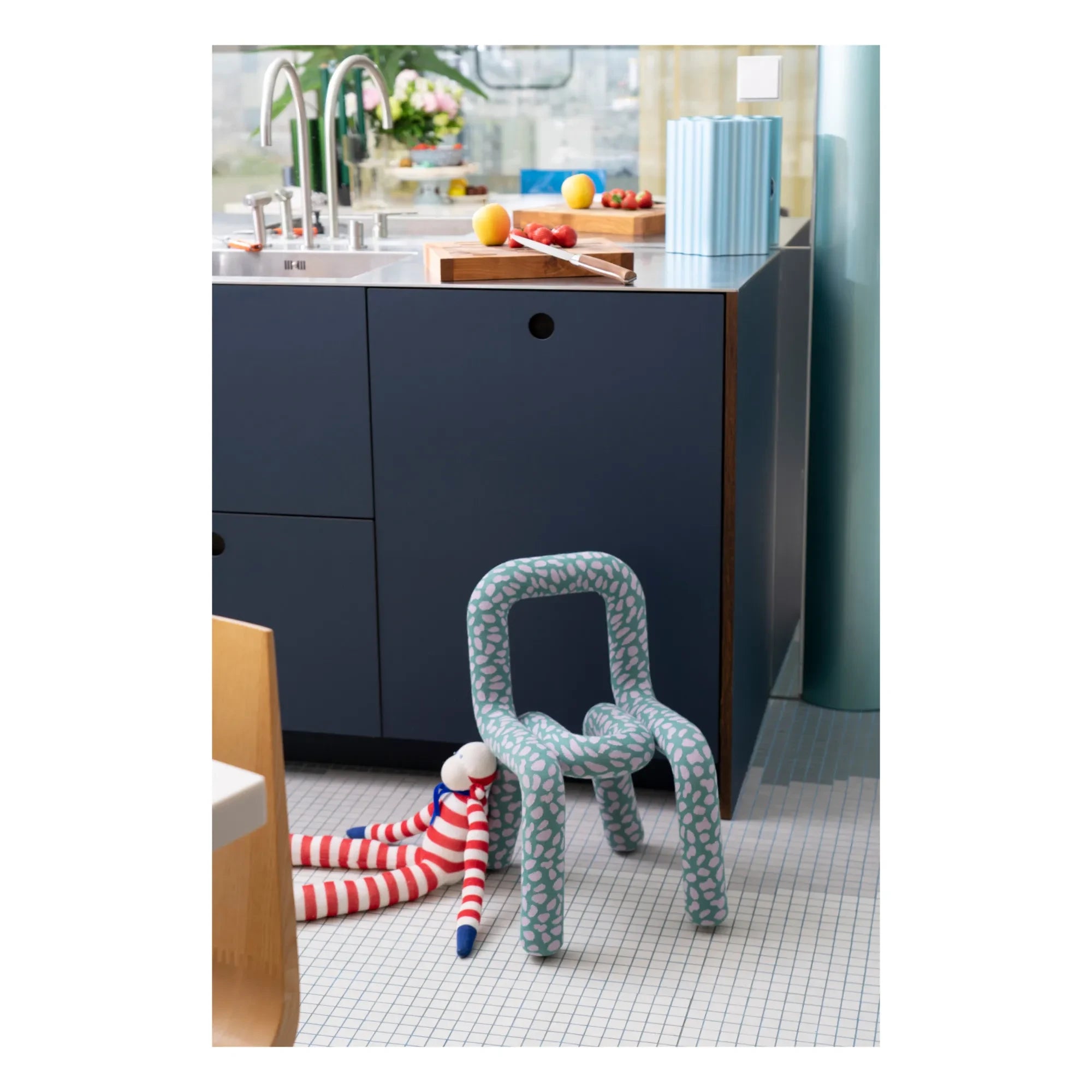 Moustache - Silla Mini Bold | Verde agua