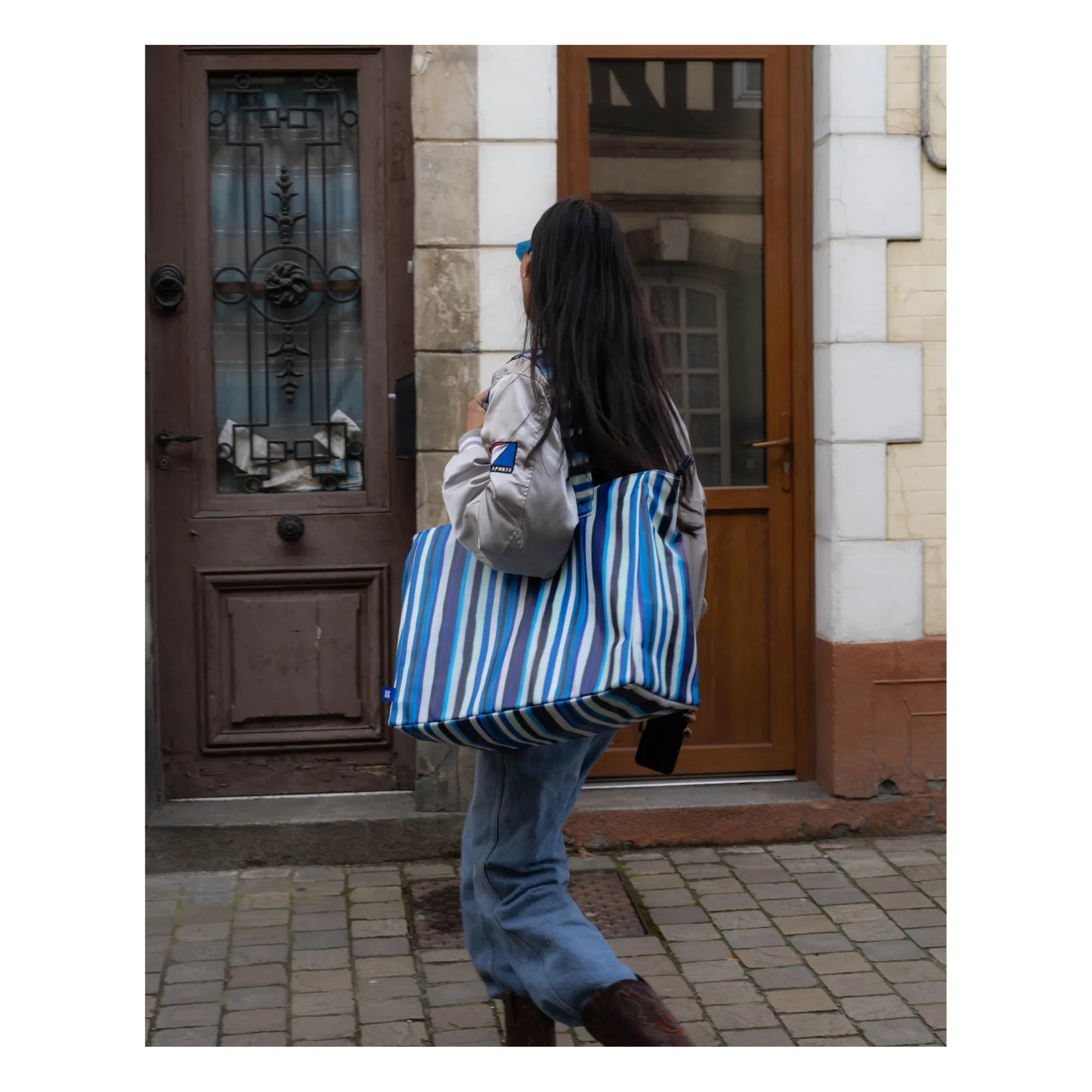 Kabas - Bolso maxi forrado | Azul