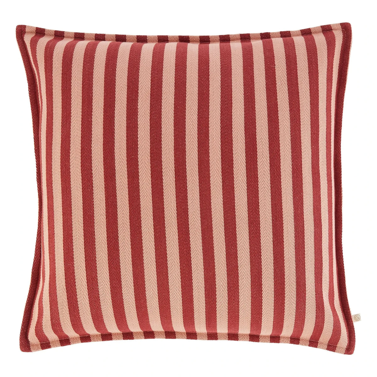 Gabrielle Paris - Funda de almohada de rayas Garance | Rojo