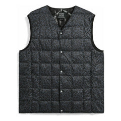 Taion - Chaleco sin mangas con cuello de pico | Negro