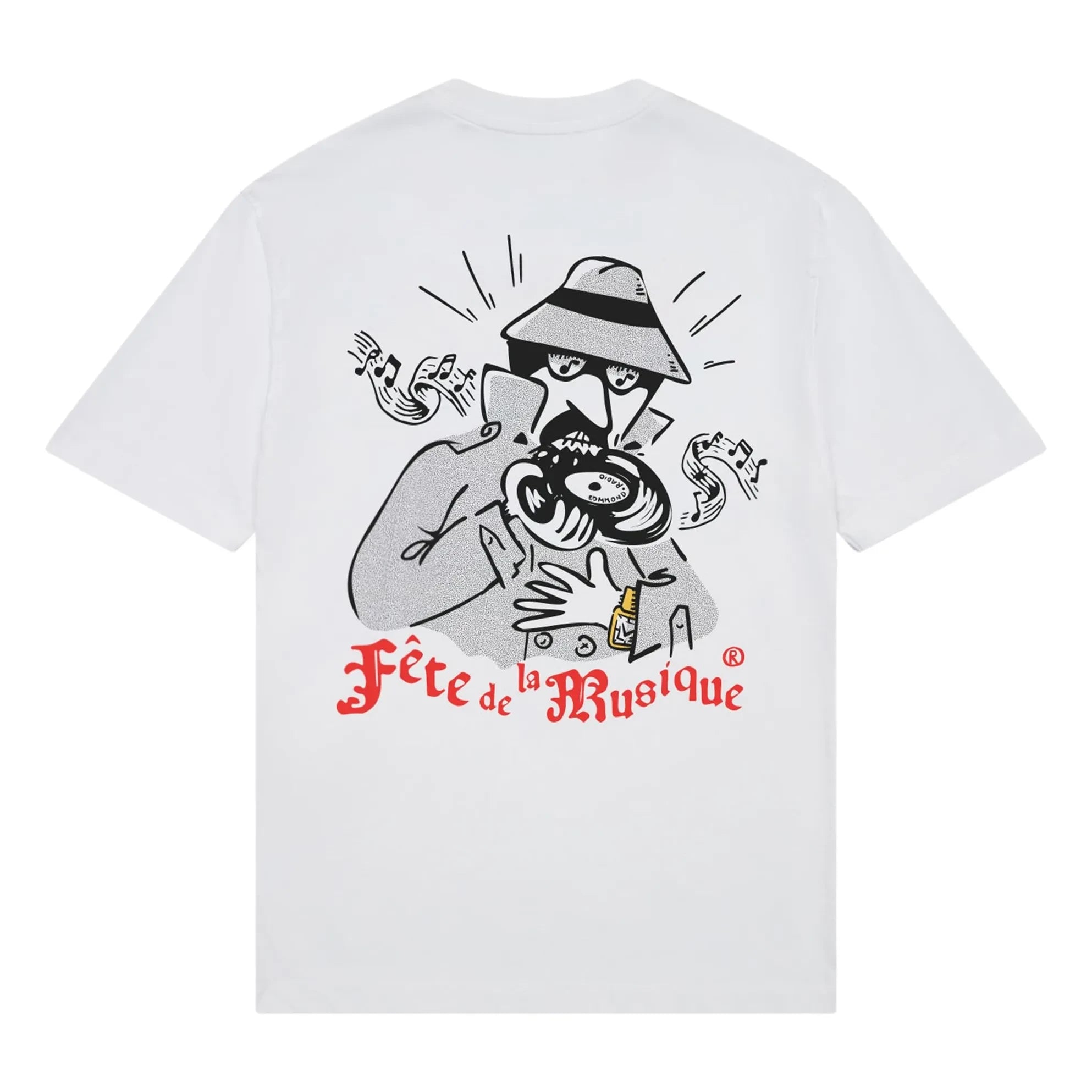 Edmmond Studios - Camiseta Fête De La Musique | Blanco