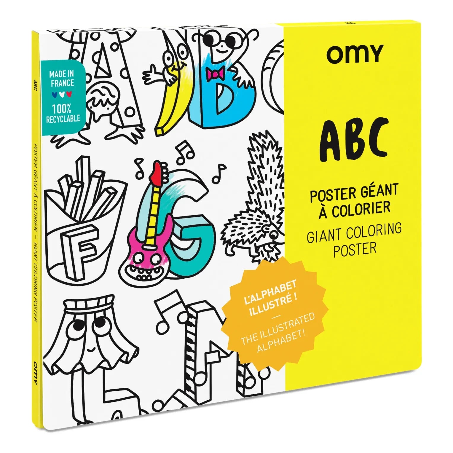 Omy - Póster para Colorear ABC