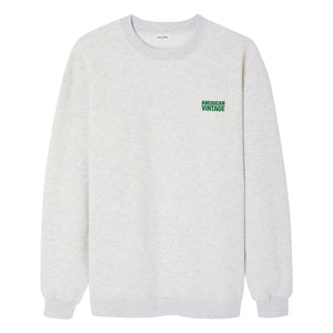 American Vintage - Sudadera Baptown | Gris jaspeado