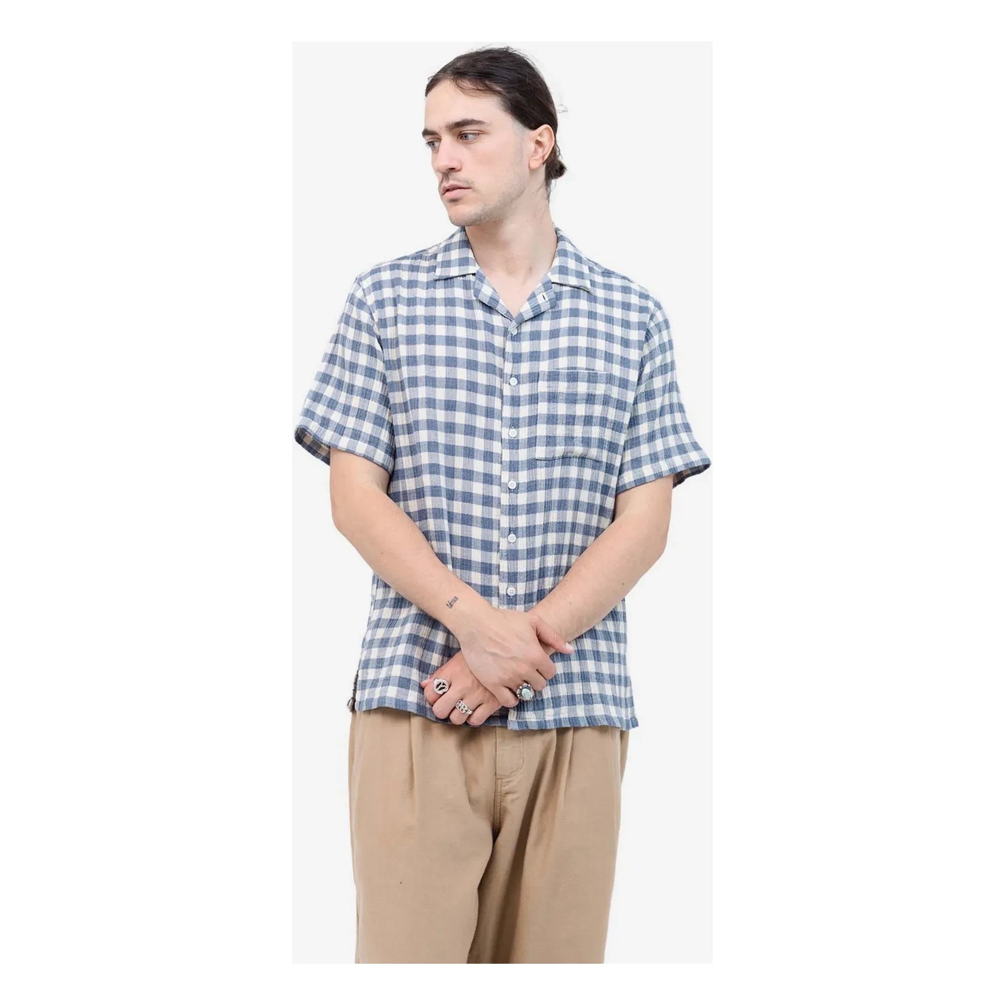 Olow - Camisa hawaiana Kareli | Azul