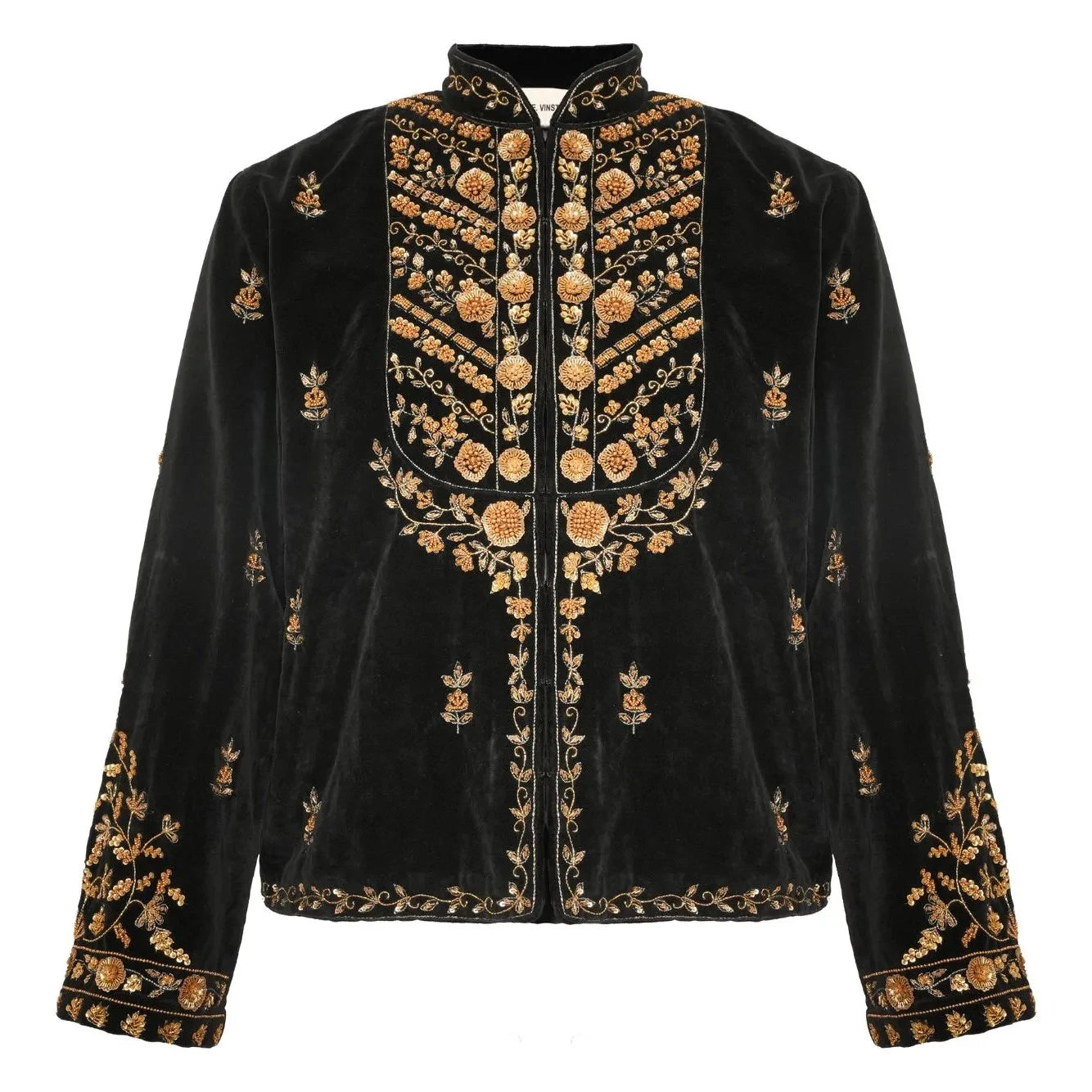 Virginie de Vinster - Chaqueta de terciopelo Camille | Negro
