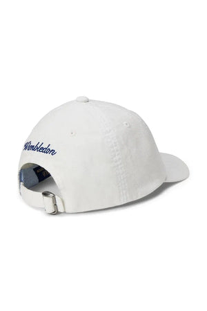 Gorra Polo Ralph Lauren para niños de algodón con visera de Wimbledon
