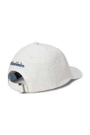 Gorra Polo Ralph Lauren para niños de algodón con visera de Wimbledon