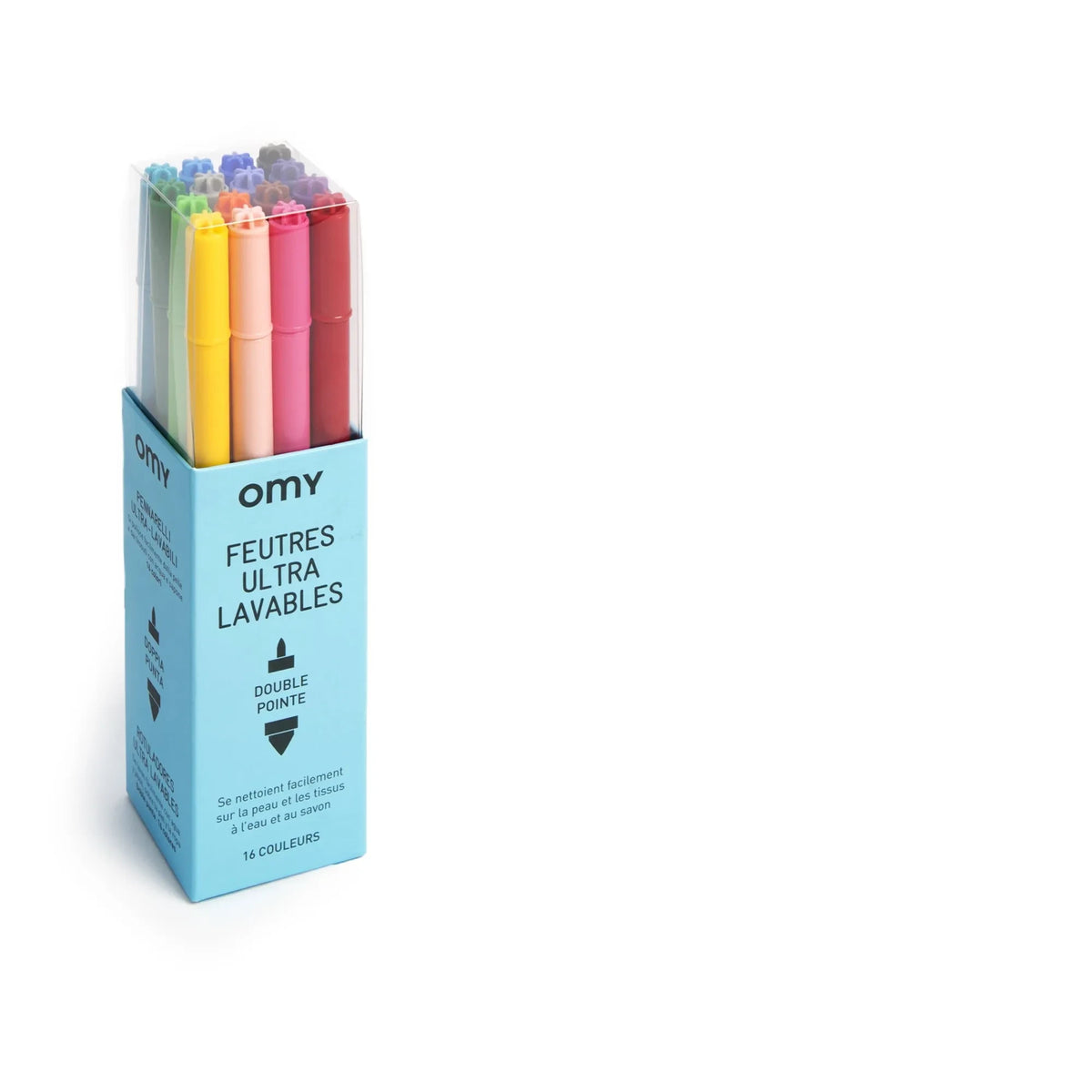 Omy - Rotuladores ultralavables - Caja de 16 unidades