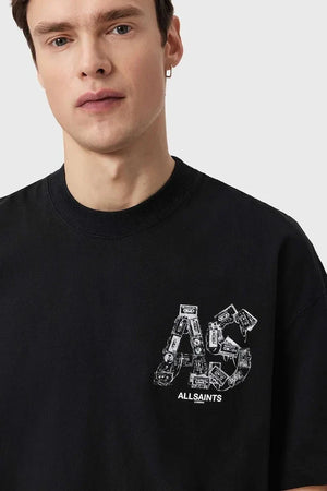 Camiseta de algodón AllSaints MIXTAPE