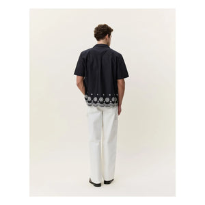 Les Deux - Camisa a rayas | Negro
