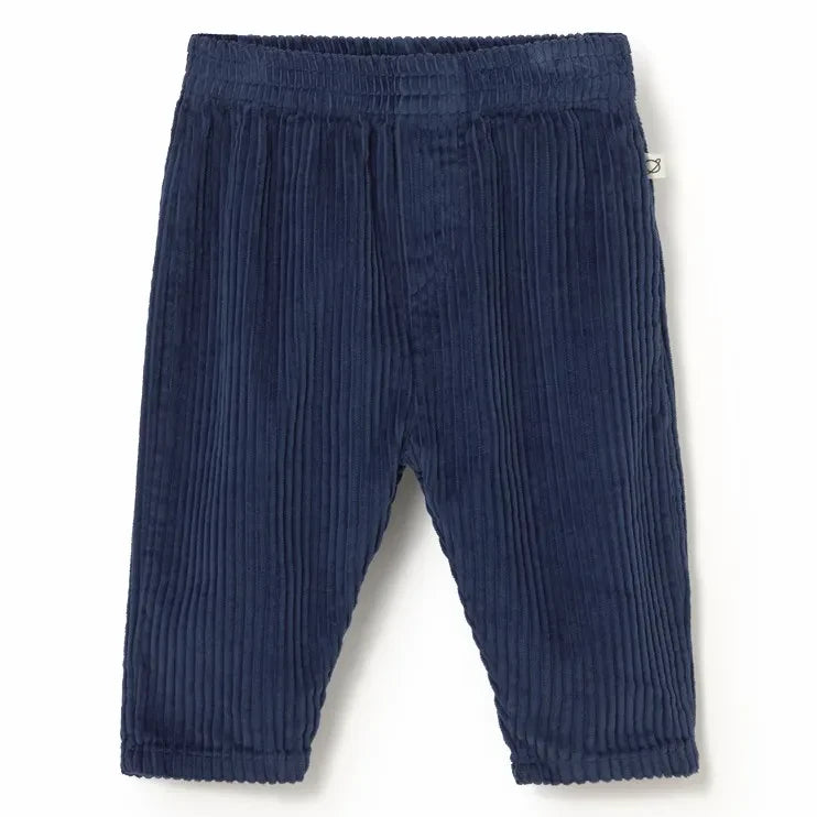 Cozmo - Miki Pantalón de terciopelo Algodón orgánico | Azul marino
