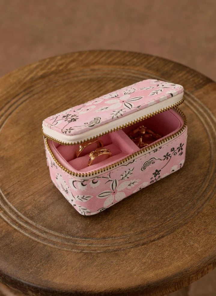 Louise Misha - Caja para joyas Soumaya | Rosa