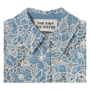 The Tiny Big Sister - Camisa de algodón | Azul