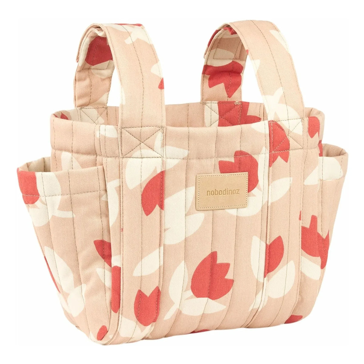 Nobodinoz - Bolso organizador de cochecito Hyde Park Tulip | Rojo