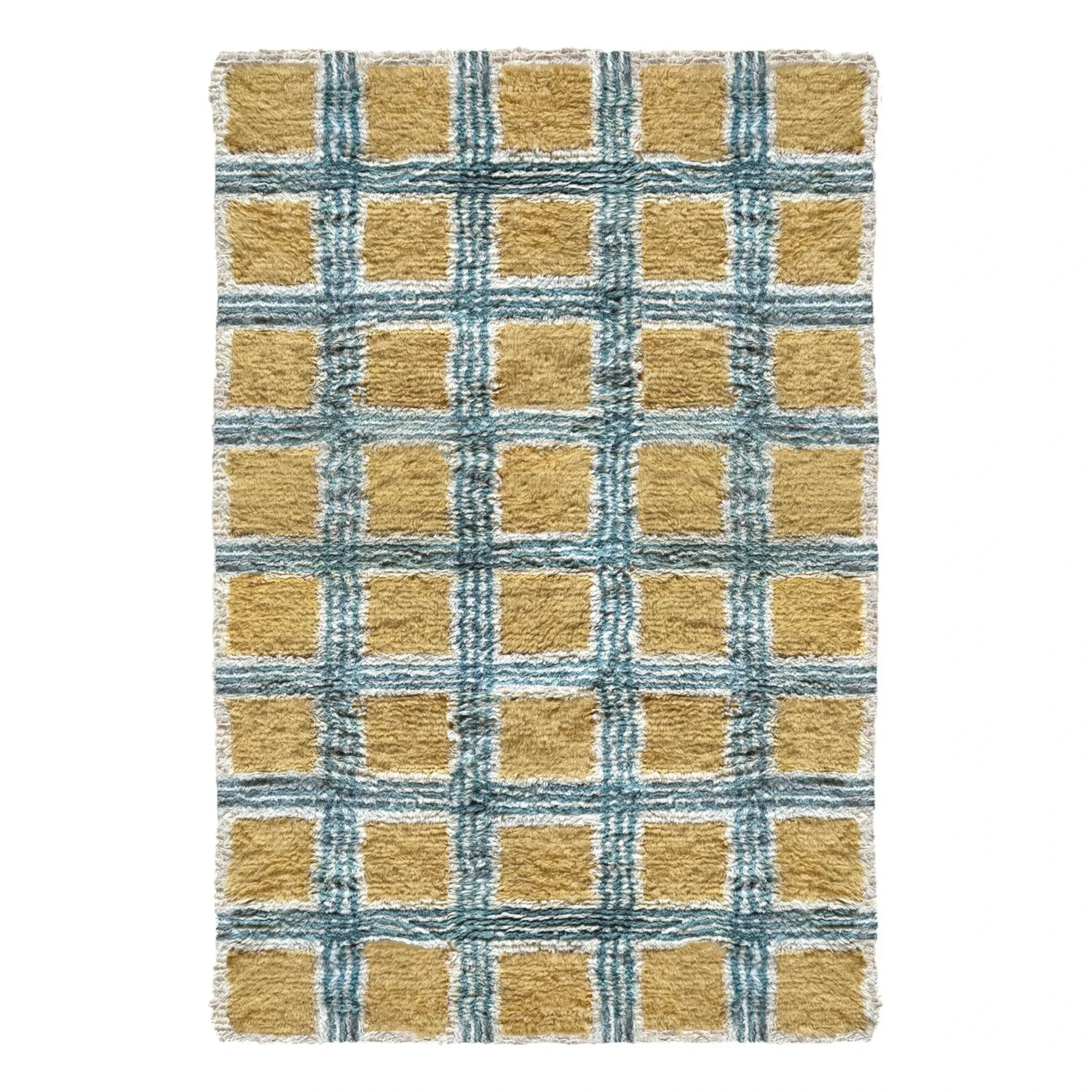 Layered - Alfombra de lana Pergola, Evelina Kroon | Mostaza