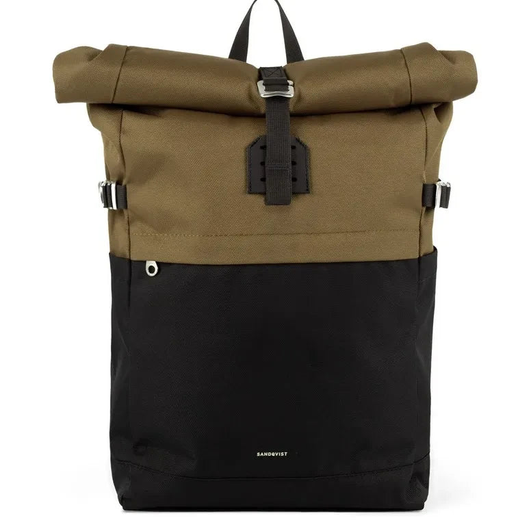Sandqvist - Mochila Icon Rolltop 14 | Caqui