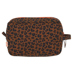 Bonton - Leopar Desenli Portföy | Kahverengi