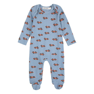 Bobo Choses - Coches | Conjunto de pijama y peto azul claro