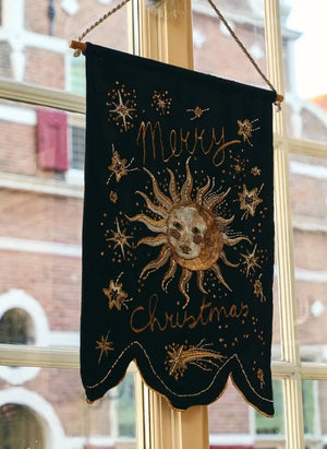 Anna + Nina - Adorno de Pared Navideño Göksel | Negro