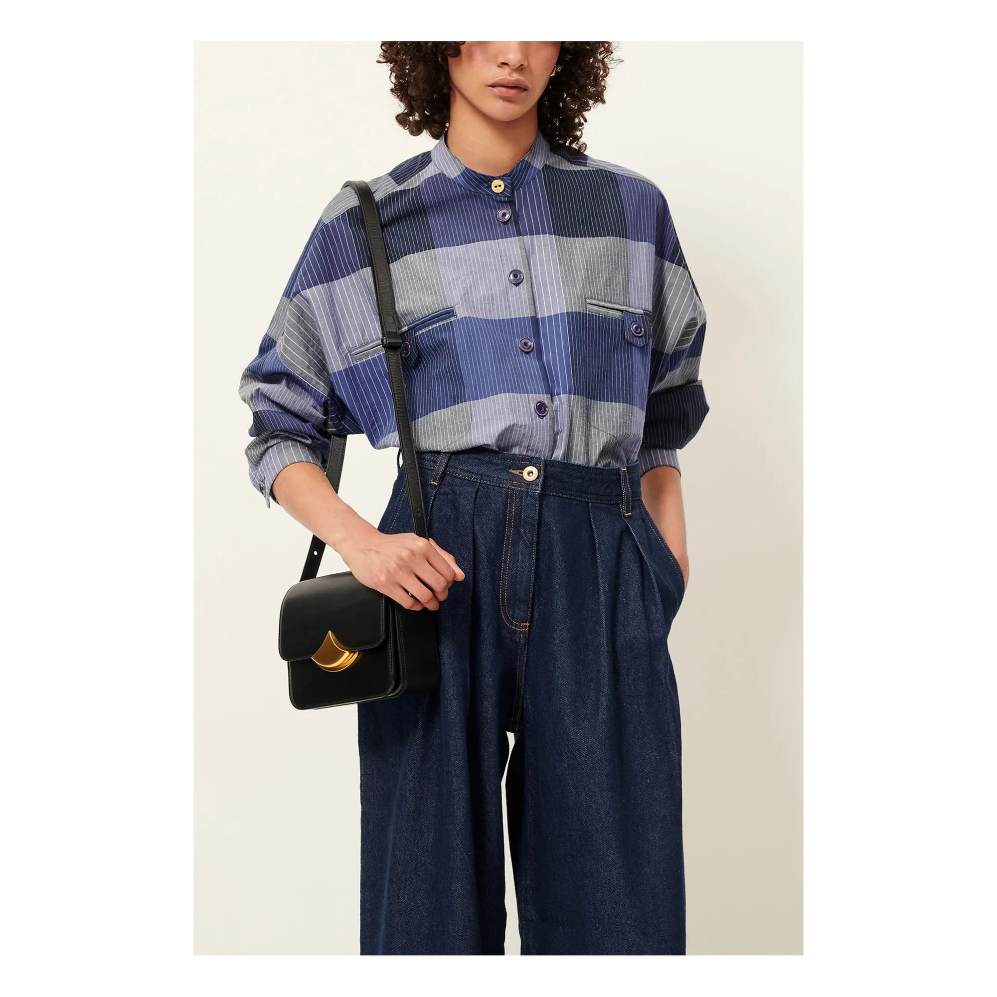 Sessùn - Camisa de algodón Orregia | Azul