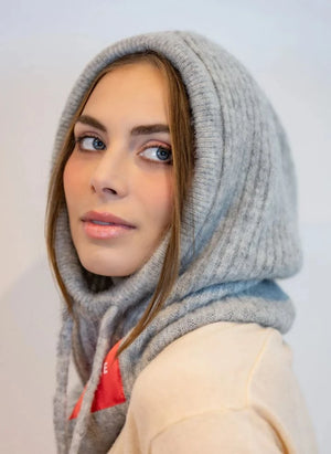 K'puche - Sudadera con capucha Khira Alpaca | Gris