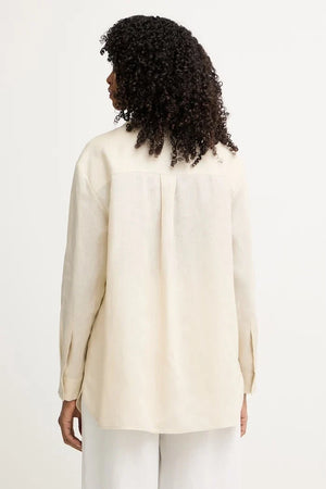 MM by Max Mara camisa de lino para mujer FILO