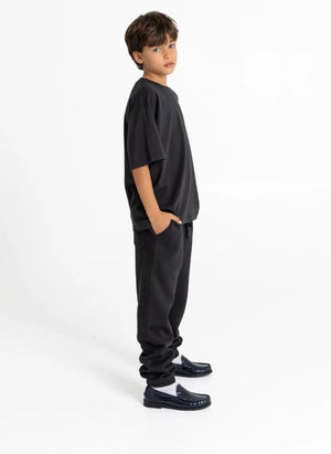 Smallable Kid - Rush Jogger de Algodón Orgánico | Negro
