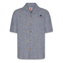 AO76 - Camisa de buceo hawaiana | Azul