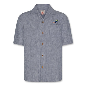 AO76 - Camisa de buceo hawaiana | Azul