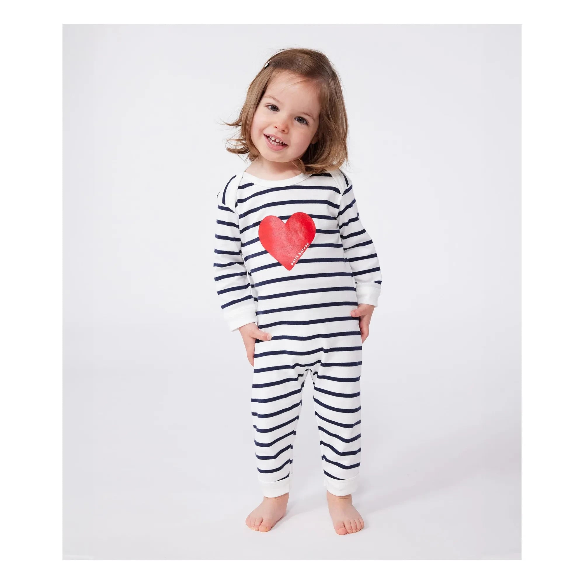 Petit Bateau - Pijama de algodón orgánico Berlín | Crudo