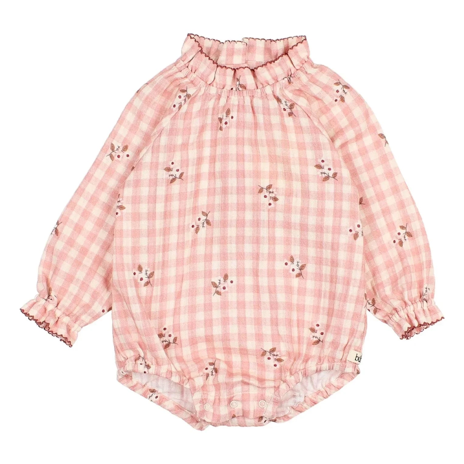 Búho - Vichy Mono Floral | Rosa