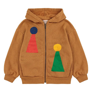 Bobo Choses - Sudadera con capucha de algodón orgánico | Marrón