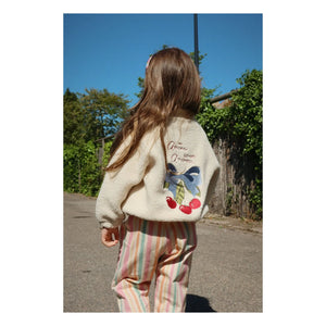 Konges Sløjd - Jazz Sherpa Chaqueta Cherry Fibras recicladas | Crema