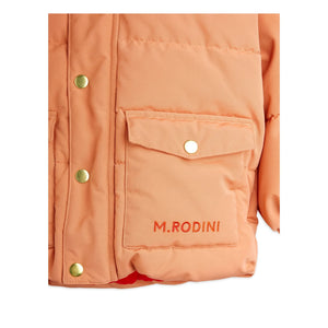 Mini Rodini - Chaqueta acolchada lisa | Melocotón