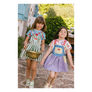 Favorite People - Vestido Peto Fragola Rayado | Verde