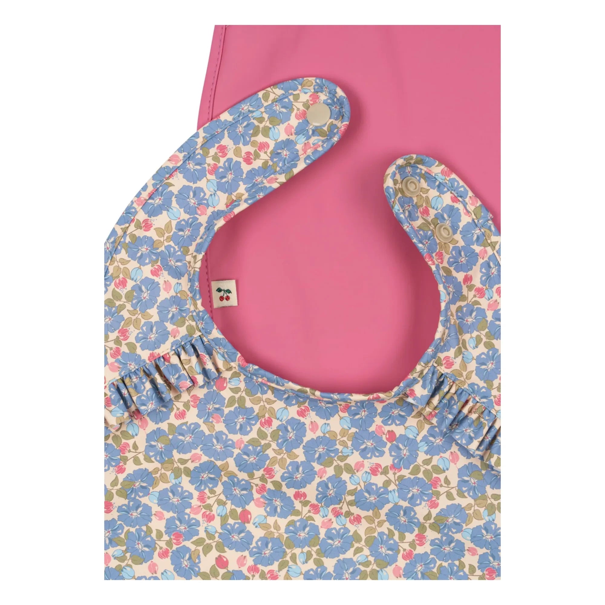 Konges Sløjd - Baberos con Volantes Rosier - Pack de 2 | Rosa