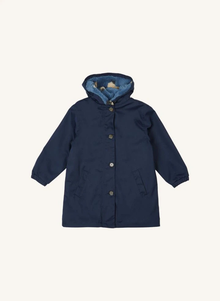 Emile et Ida - Parka forrada | Azul oscuro