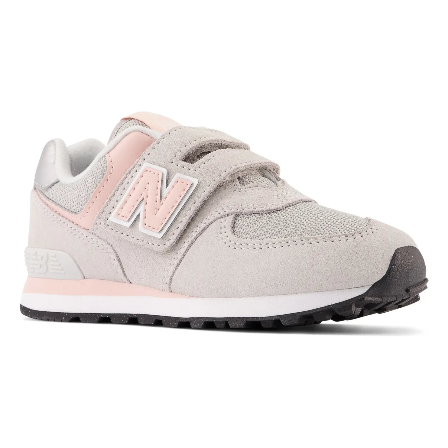 New Balance - Zapatillas deportivas 574 Evergreen con cierre de velcro | Rosa claro