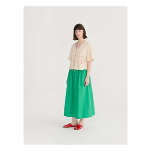 Bobo Choses - Blusa bordada de algodón orgánico | Crema