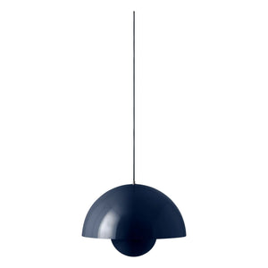 & Tradition - Lámpara colgante Flowerpot VP2, Verner Panton | Azul Oscuro