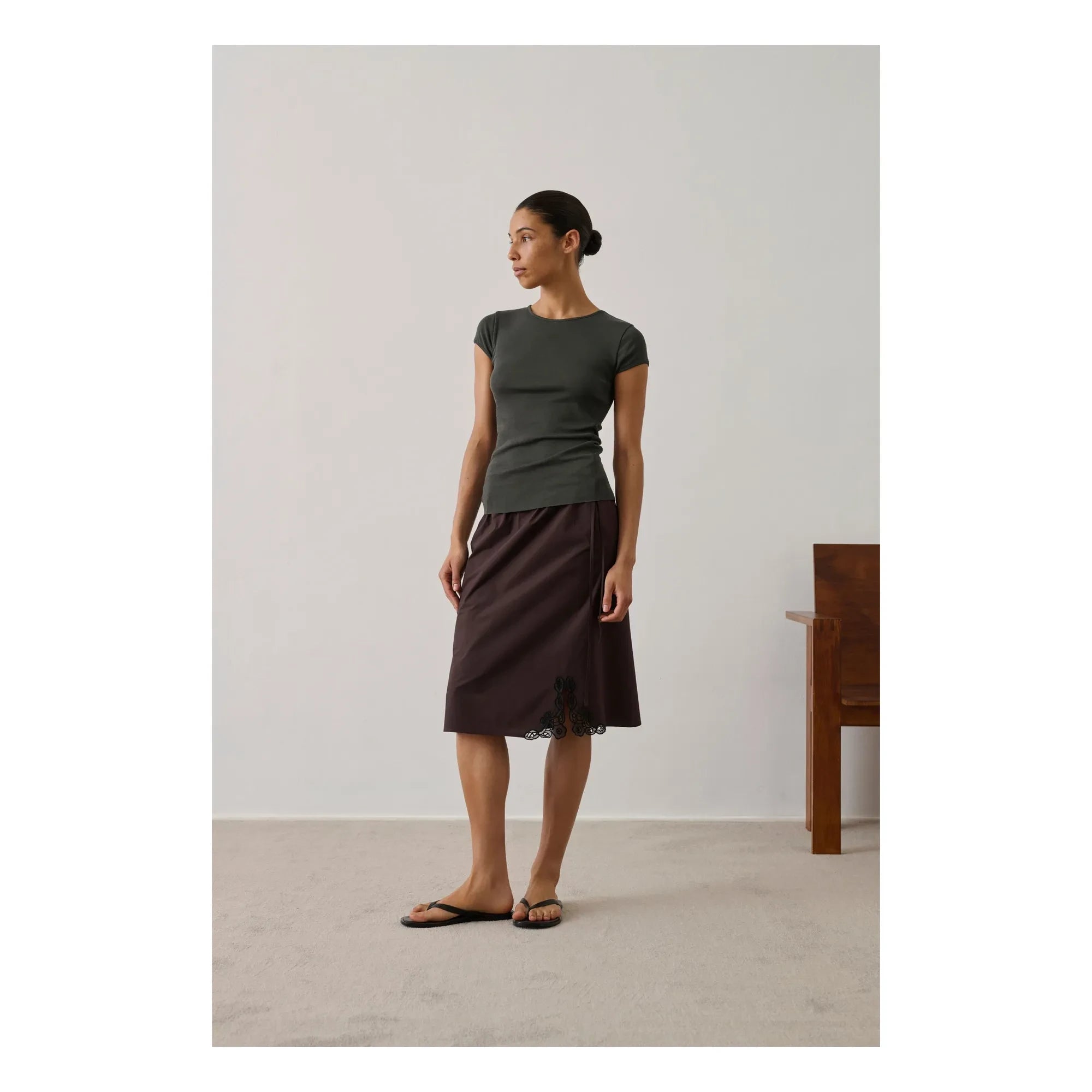 Sœur - Sandalias de piel Haiku | Negro