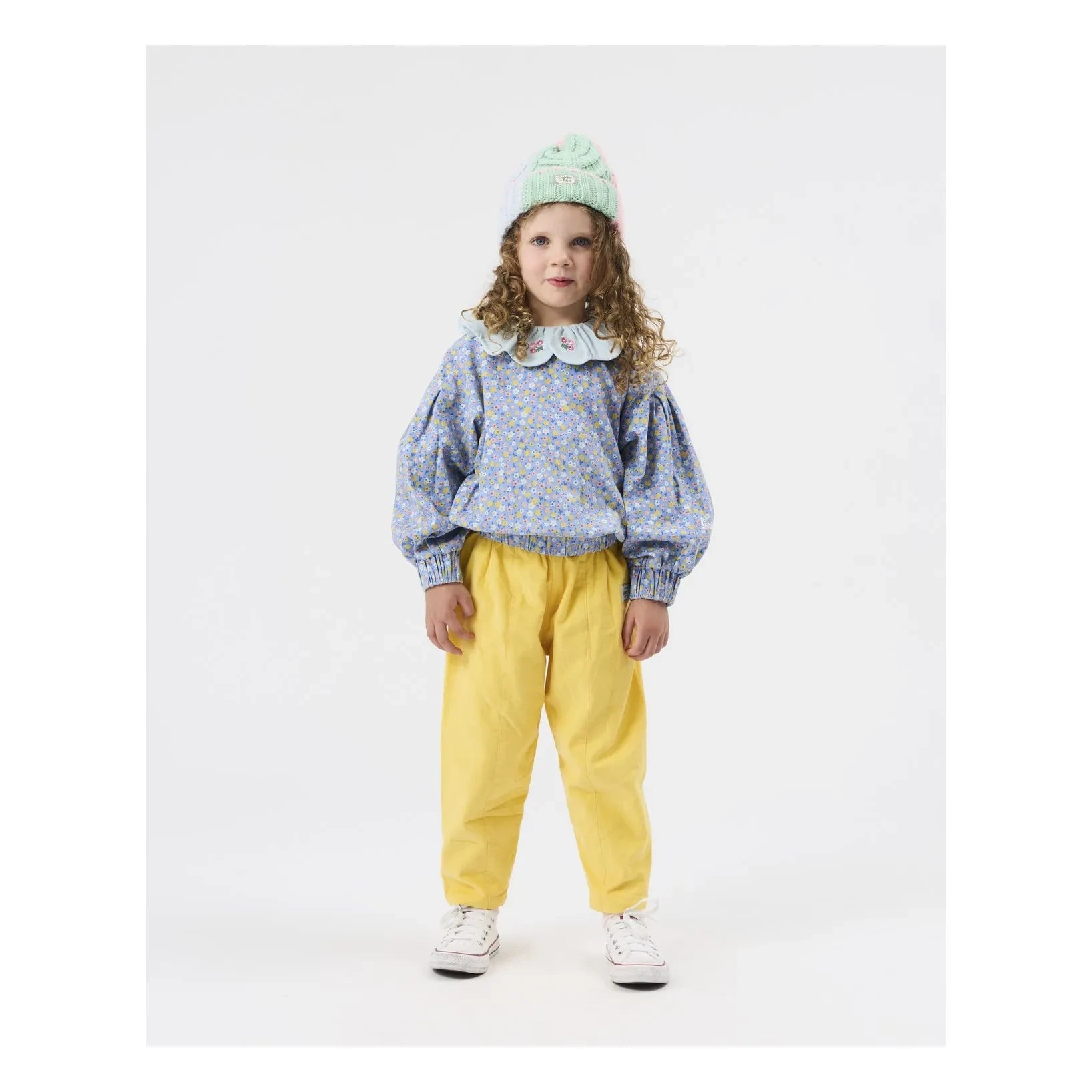 Goldie + Ace - Blusa Floral Azul