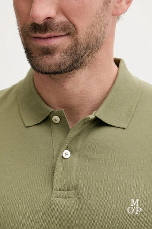 Camiseta de algodón con cuello Marc O'Polo