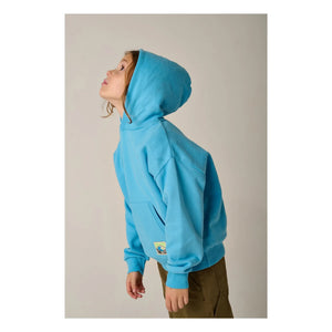 Tumble N'Dry - Sudadera con Capucha de Algodón Orgánico Salado | Azul Claro