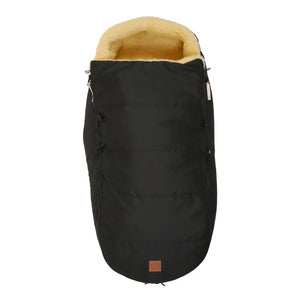 Kaiser - Saco de piel de oveja prémium para pies | Negro